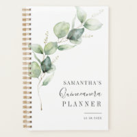 Elegant Quinceanera Greenery 15th Birthday