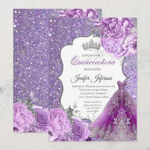 Elegant Quinceanera Invitation