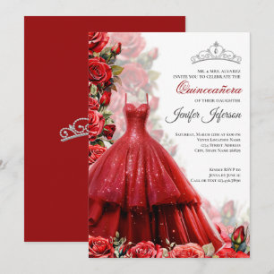 Elegant Quinceanera Invitation