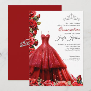 Elegant Quinceanera Invitation