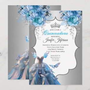 Elegant Quinceanera Invitation