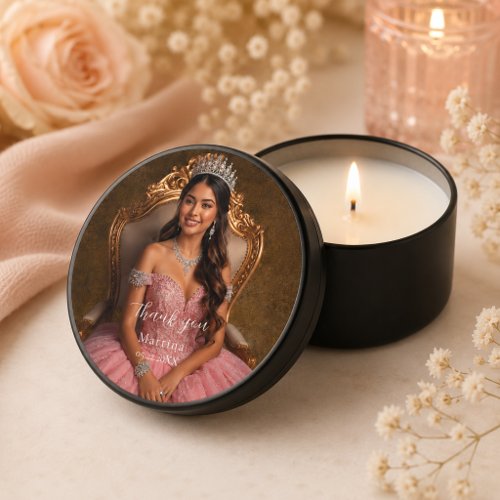 Elegant Quinceañera Party Favor Candle Mini Candle Favors