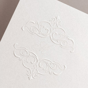 Elegant Quinceanera Tiara Crown Crest Monogram Embosser