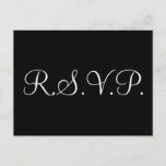 [ Thumbnail: Elegant "R.S.V.P." Postcard ]