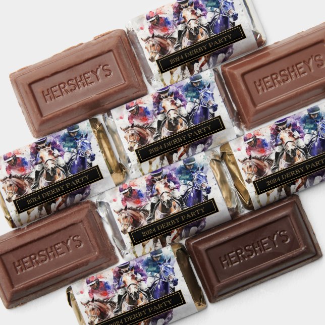 Elegant Race Horse Derby Party Equestrian Hershey's Miniatures (Assorted)