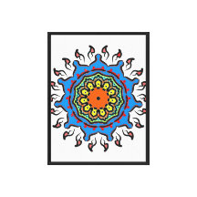 Elegant Radial Mandala