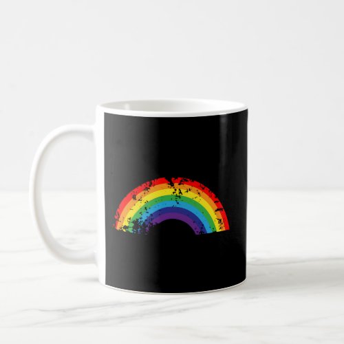 Elegant Rainbow 80S Style Coffee Mug