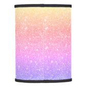 Elegant rainbow glitter lamp shade (Back)