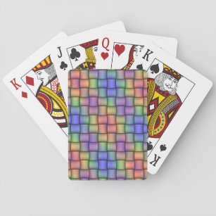 Elegant Rainbow Woven Jumbo Cards for Everyone