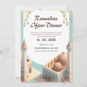 Elegant Ramadan Iftar Dinner Invitation | Editable (Front)