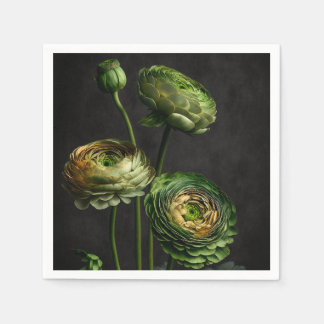 Elegant Ranunculus. Napkins