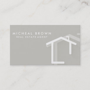 Elegant Real Estate Agent Business Card