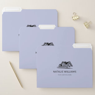 Elegant Real Estate Agent House Business File Folder
