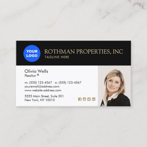 Elegant Real Estate Agent Insert Photo