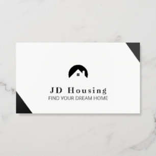 Elegant Real estate Any Color Raised Spot UV Business Card