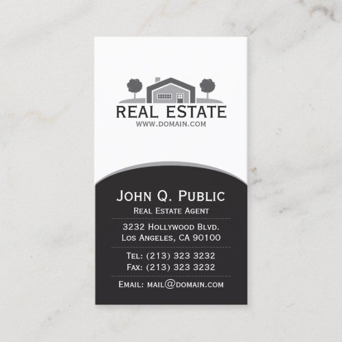 Elegant Real Estate Business Card