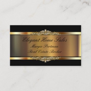 Elegant Real Estate Business Cards by Luckyturtle at Zazzle