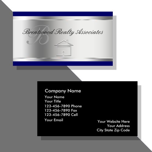 Elegant Real Estate Business Cards