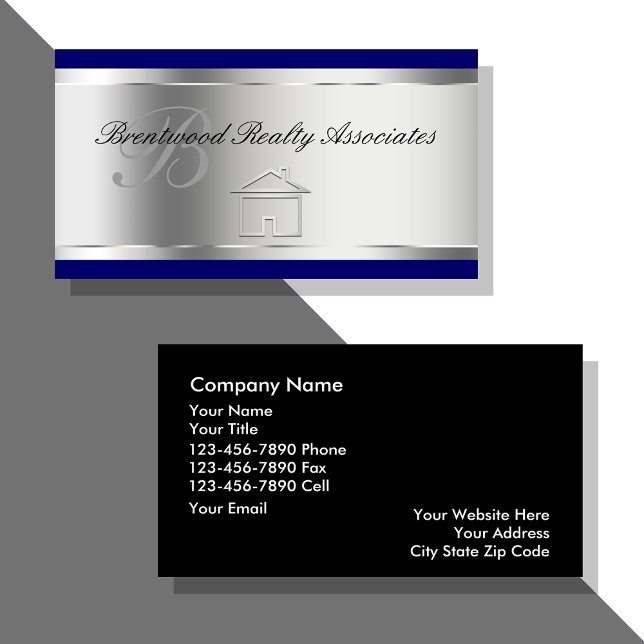 Elegant Real Estate Business Cards (Creator Uploaded)