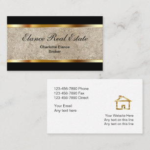 Elegant Real Estate Business cards