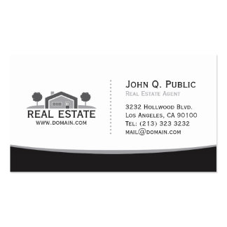 Elegant Real Estate Horizontal Business Card