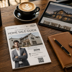 Elegant Real Estate Realtor Photo Business Logo Pocket Folder