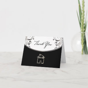 Elegant Real Estate Thank You Cards