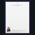 Elegant Realtor Broker Letterhead Stationary<br><div class="desc">This custom-printed Elegant Realtor Broker Letterhead Stationary is a great way to give office stationary  a professional touch. Use them for everything,  from shopping lists to meeting notes. Customize it with your company logo or name or special messages.</div>