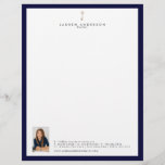 Elegant Realtor Broker Letterhead Stationary<br><div class="desc">This custom-printed Elegant Realtor Broker Letterhead Stationary is a great way to give office stationary  a professional touch. Use them for everything,  from shopping lists to meeting notes. Customize it with your company logo or name or special messages.</div>