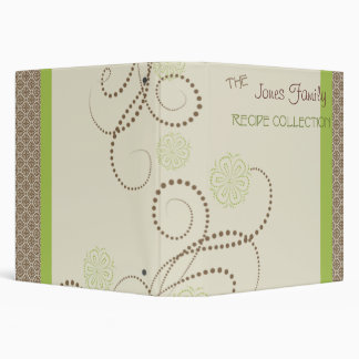 Elegant recipes 3 ring binder