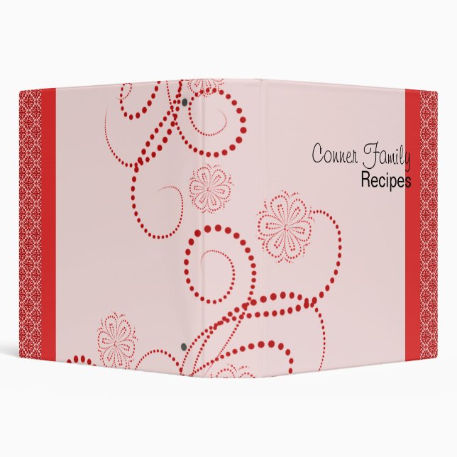 elegant recipes 3 ring binder (Background)