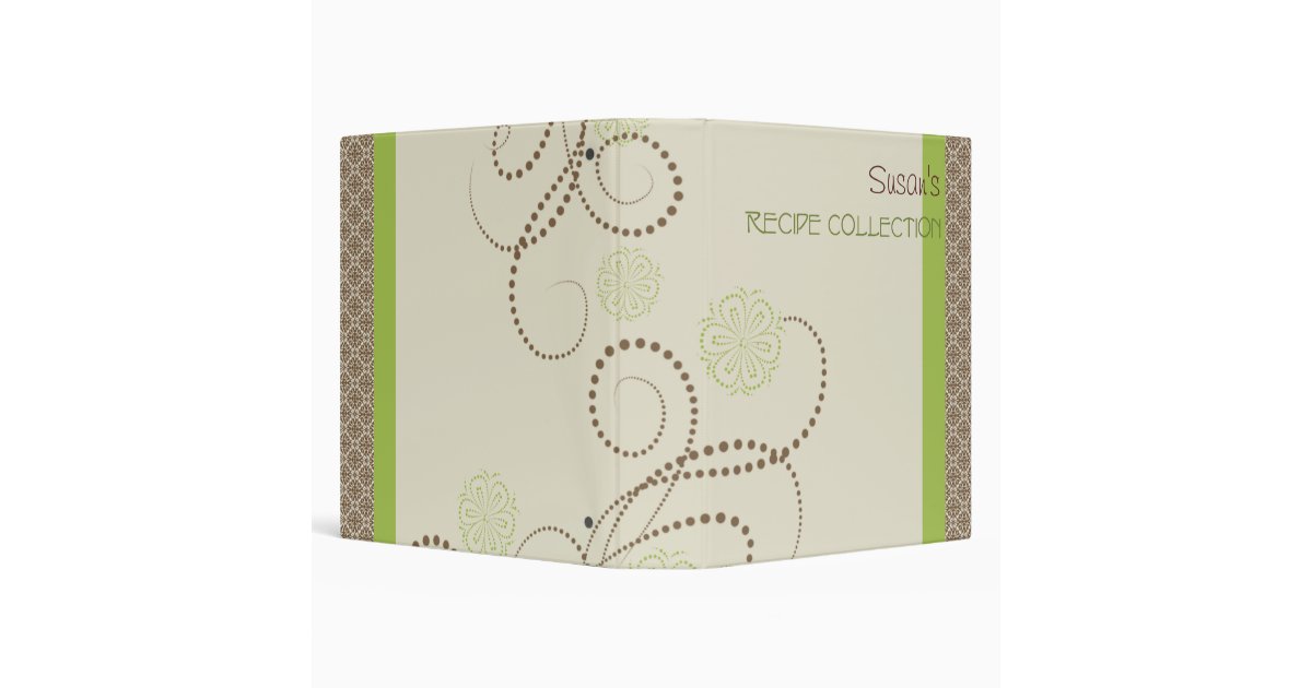 elegant-recipes-for-singles-binder-zazzle