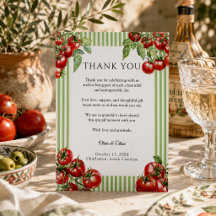 Elegant Red and Green Italian Wedding