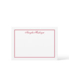 Elegant Red and White Personalized