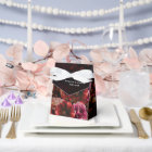 Elegant red black floral wedding gothic romantic