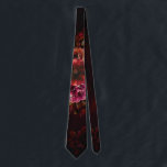 Elegant red black floral wedding moody gothic  neck tie<br><div class="desc">Elegant chic dark red burgundy and black wedding neckties. Add a touch of moody elegance to your wedding attire with this sophisticated red and black floral necktie. Featuring a striking design of deep red roses, rich burgundy blooms, and dark foliage against a sleek black background, this tie exudes gothic romance...</div>