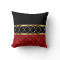 Elegant Red, Black & Gold Quatrefoil Pattern