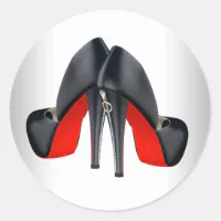 Red Black High Heel Shoe Stickers - 24 Results