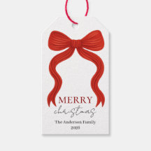 Elegant Red Bow Christmas Party -