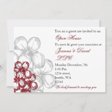 elegant red Corporate party Invitation