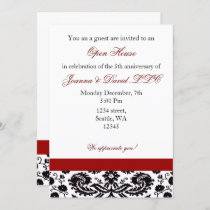 Elegant red Corporate party Invitation