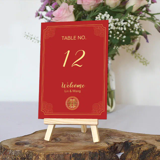 Elegant Red Double Happiness Chinese Wedding Table Number Zazzle elegant-red-double-happiness-chinese-wedding-table-number-zazzle