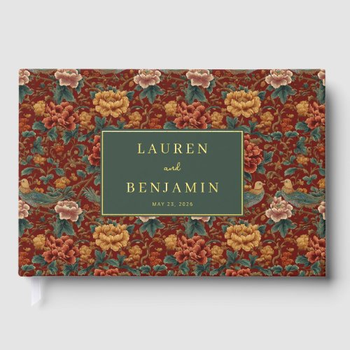 Elegant Red Floral Pattern