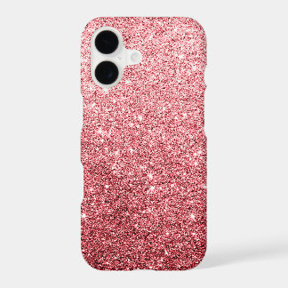 Elegant Red Glitter Luxury iPhone 17 Case