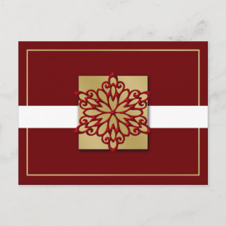 elegant red gold Corporate Holiday Greeting s