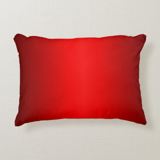 Elegant Red Gradient   Accent Pillow
