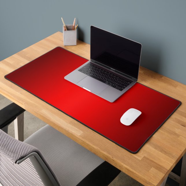 Elegant Red Gradient   Desk Mat (Office 2)