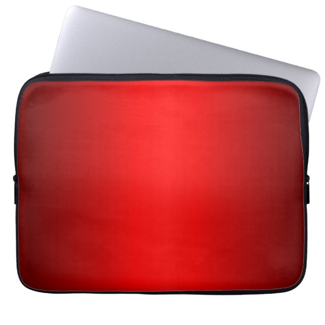 Elegant Red Gradient  Laptop Sleeve (Front)
