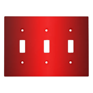 Elegant Red Gradient   Light Switch Cover