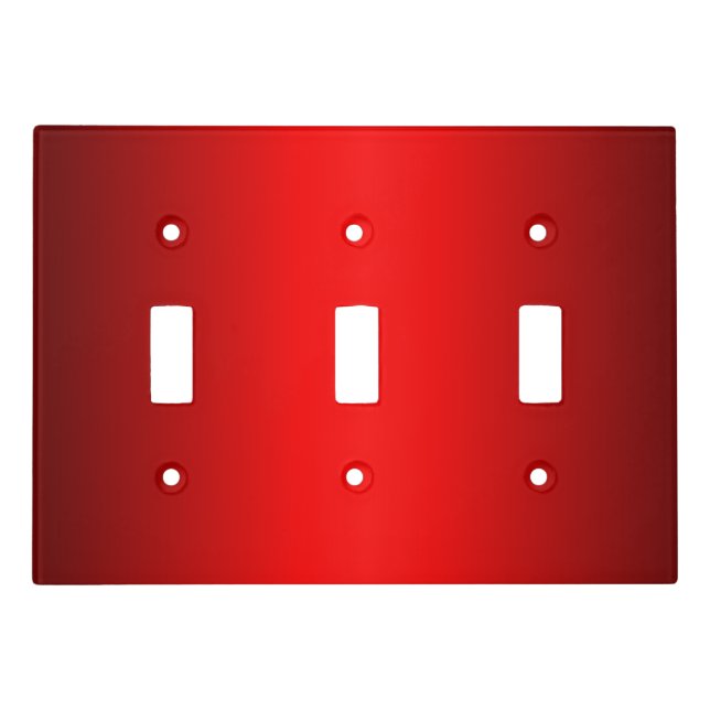 Elegant Red Gradient   Light Switch Cover (Front)